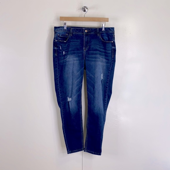 Kensie Denim - Kensie High Rise Skinny Stretch Ankle Jeans